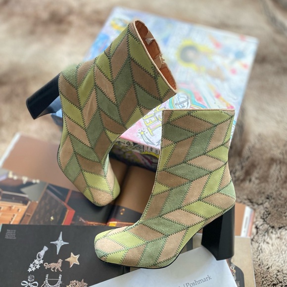 Free People X Jeffrey Campbell Mixed Messages Heel Boots - Picture 5 of 11